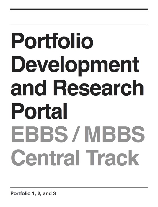 Portfolio Development and Research Portal