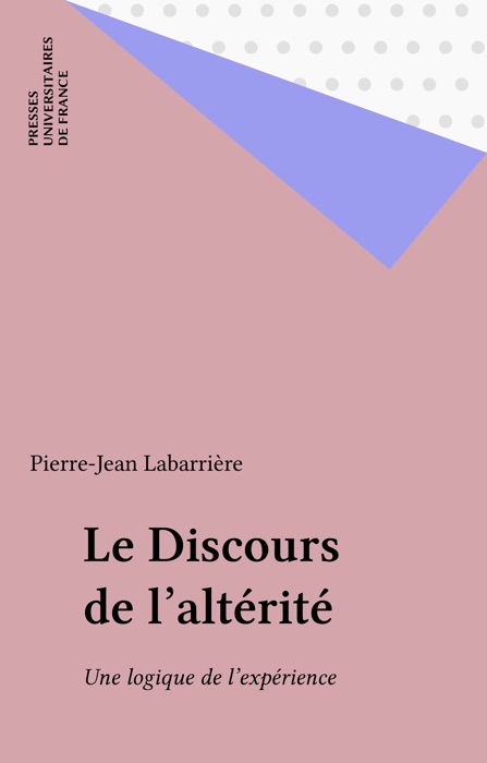 Le Discours de l'altérité