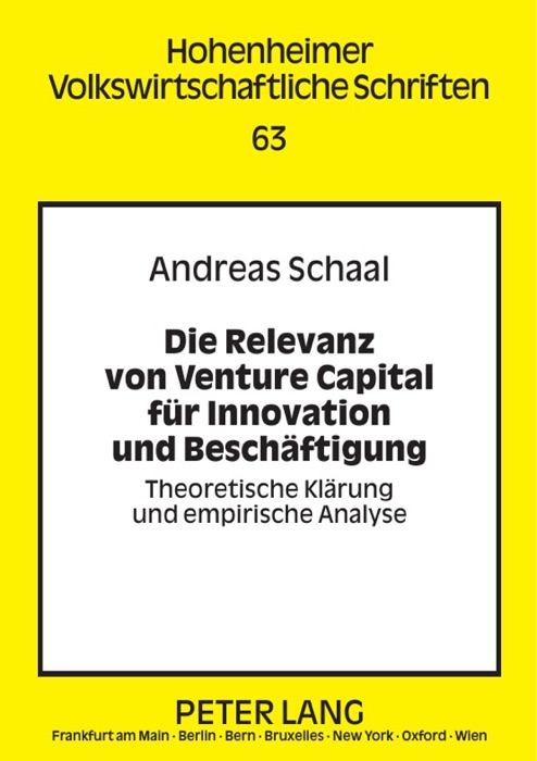 Die Relevanz von Venture Capital für Innovation und Beschäftigung