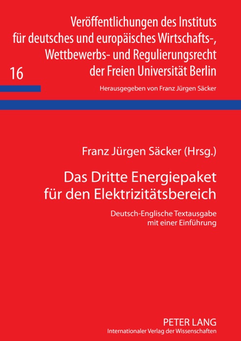 Das Dritte Energiepaket für den Elektrizitätsbereich