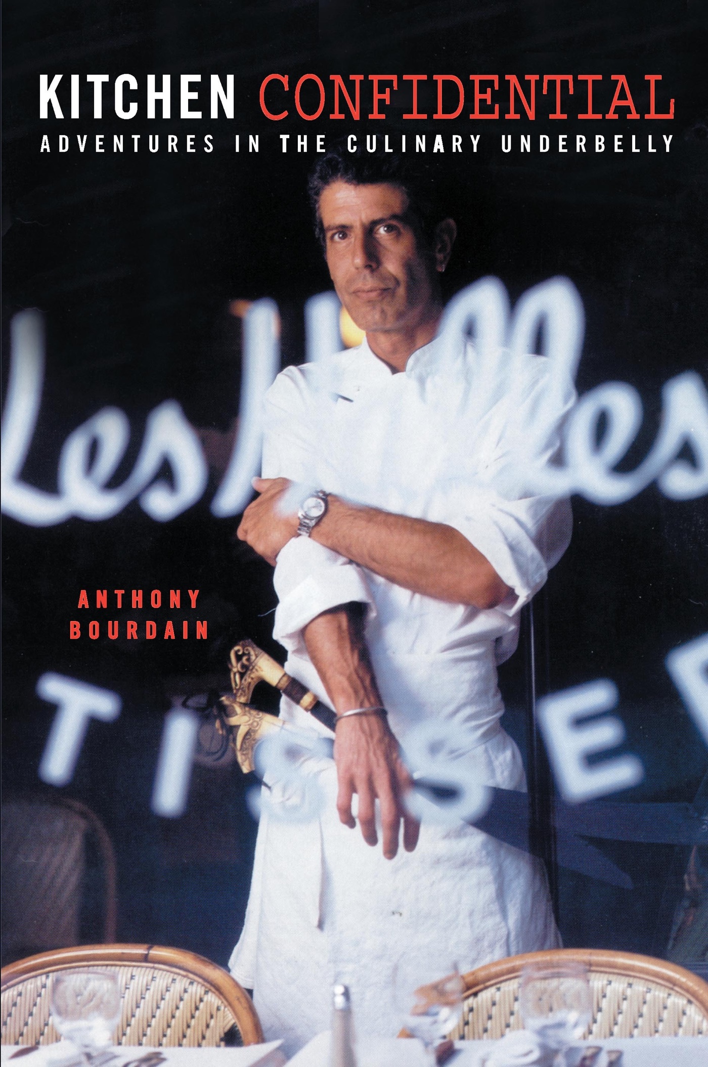 Book cover of "Kitchen Confidential"