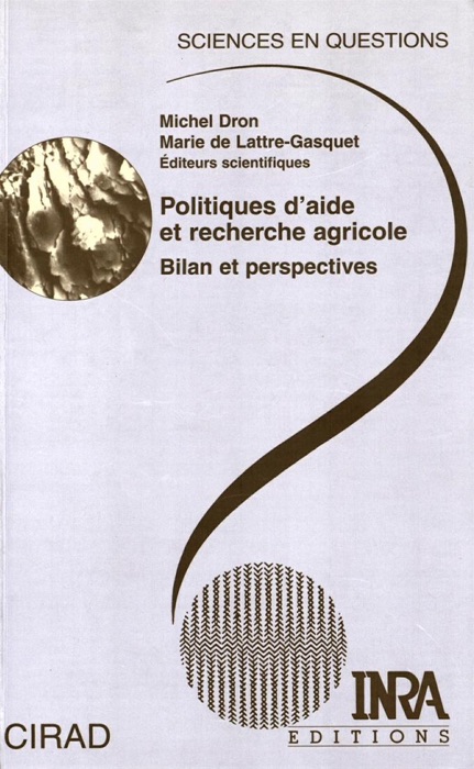 Politiques d'aide et recherche agricole