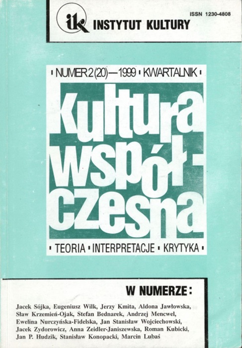 Kultura Współczesna 2/1999