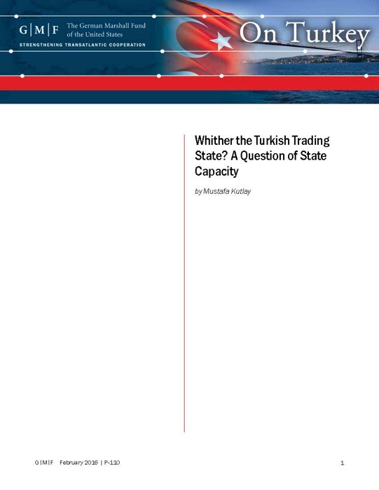 Whither the Turkish Trading State? A Question of State Capacity