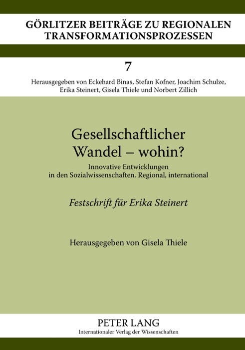 Gesellschaftlicher Wandel – wohin?