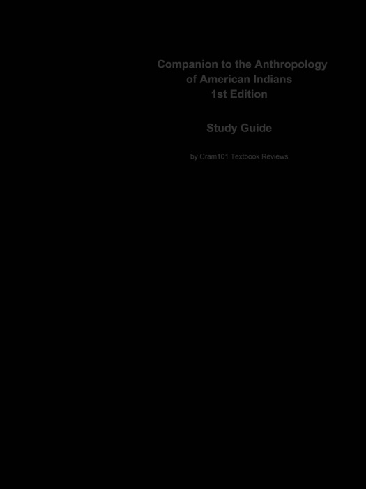 Companion to the Anthropology of American Indians