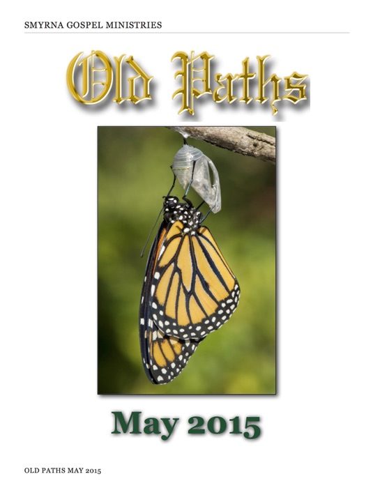 Old Paths May 2015