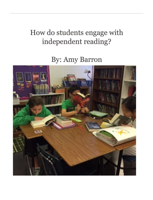 How do students engage with independent reading?