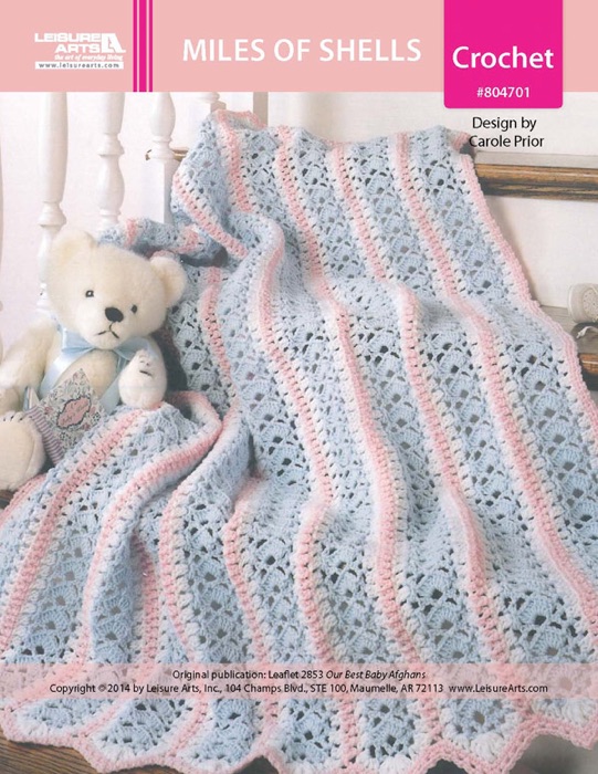 Miles of Shells Baby Afghan ePattern