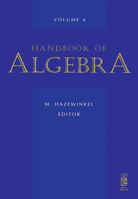 Handbook of Algebra