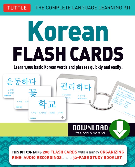 Korean Flash Cards Kit Ebook