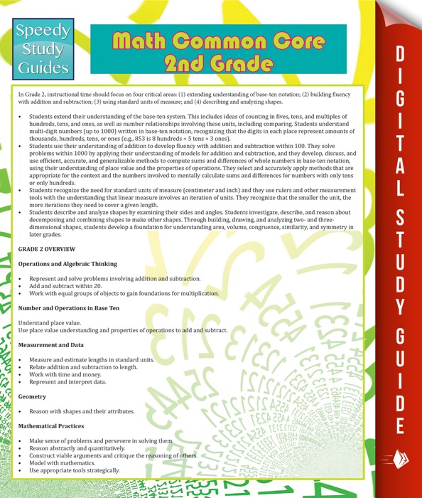 Math Common Core 2nd Grade (Speedy Study Guide)