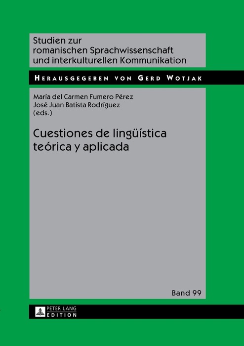 Cuestiones de lingüística teórica y aplicada