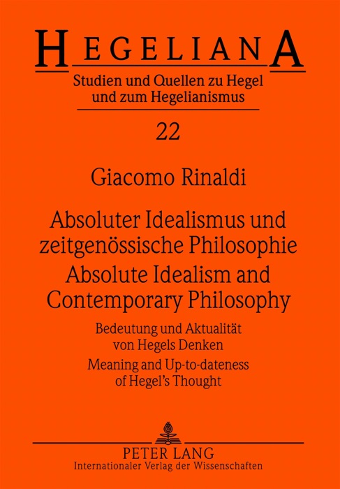 Absoluter idealismus und zeitgenössische philosophie