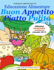 Educazione alimentare buon appetito piatto pulito