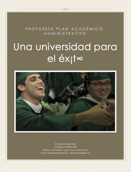 Propuesta Plan Academico Administrativo