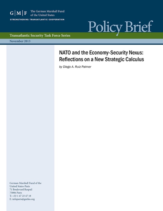 NATO and the Economy-Security Nexus: Reflections on a New Strategic Calculus