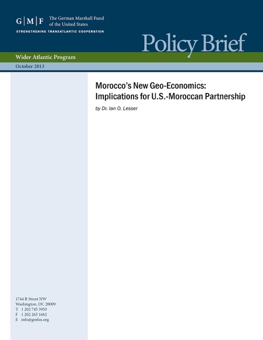 Morocco’s New Geo-Economics