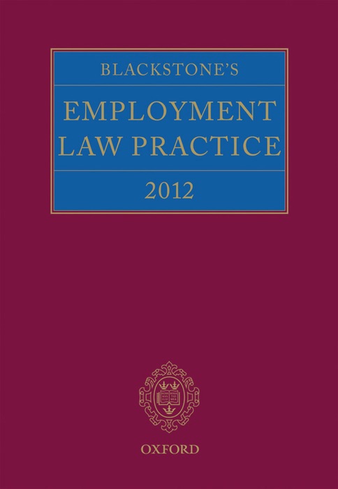 Blackstone's Employment Law Practice 2012