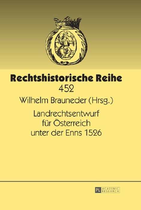 Landrechtsentwurf für Österreich unter der Enns 1526