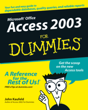 Access 2003 For Dummies - John Kaufeld Cover Art