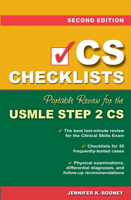 CS Checklists: Portable Review for the USMLE Step 2 CS, Second Edition