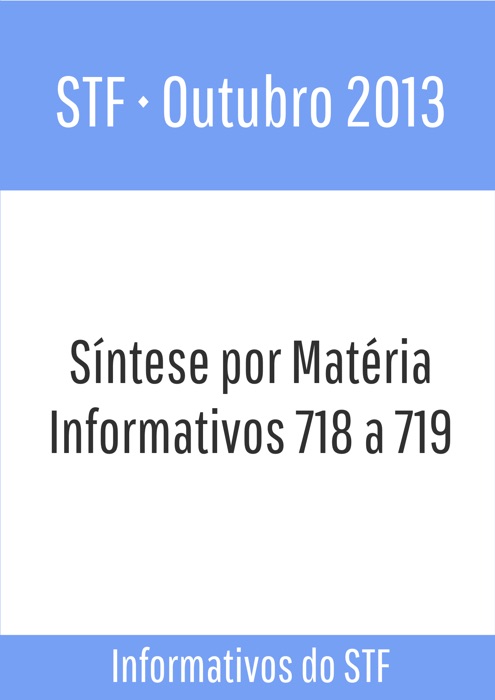 Outubro STF 2013