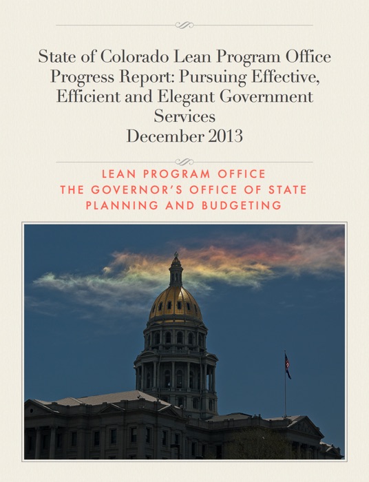 State of Colorado Lean Program Office Progress Report