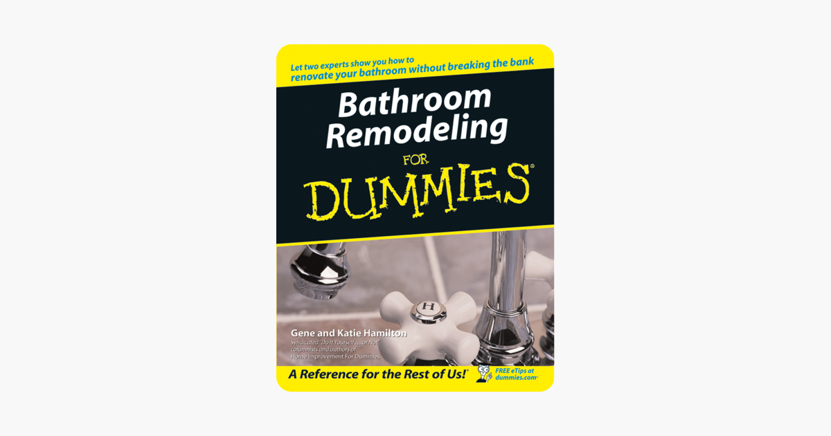 ‎Bathroom Remodeling For Dummies on Apple Books