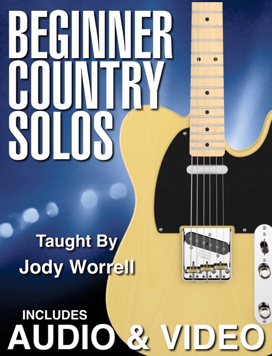 Beginner Country Guitar Solos with Audio & Video