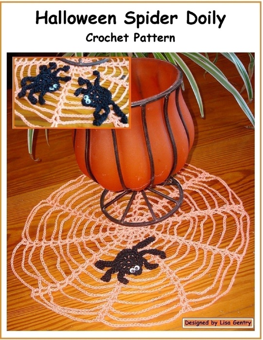 Halloween Spider Doily