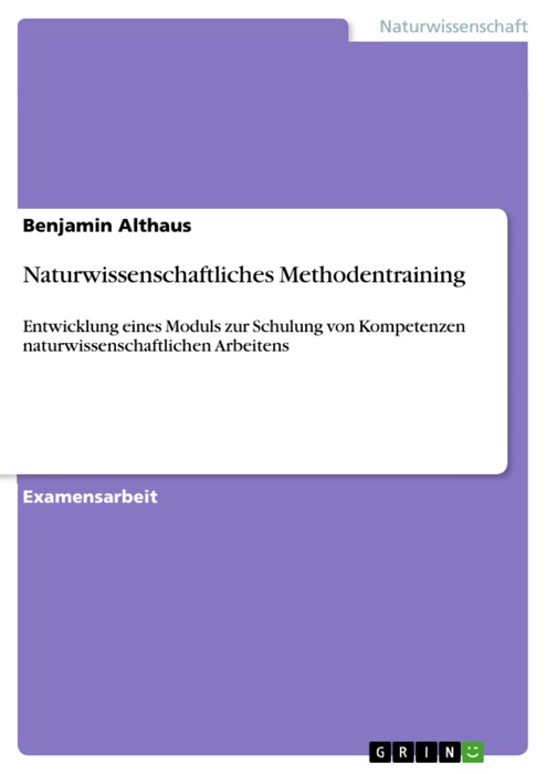 Naturwissenschaftliches Methodentraining