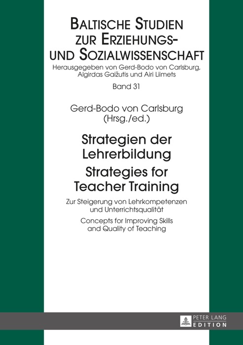 Strategien der Lehrerbildung / Strategies for Teacher Training