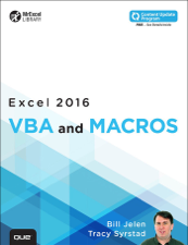 Excel 2016 VBA and Macros - Bill Jelen Cover Art