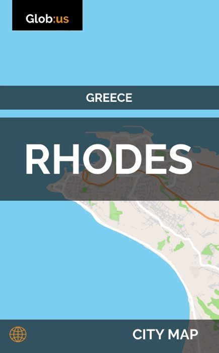 Rhodes, Greece - City Map