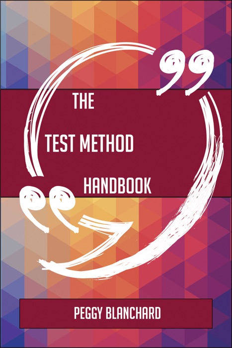 The Test method Handbook