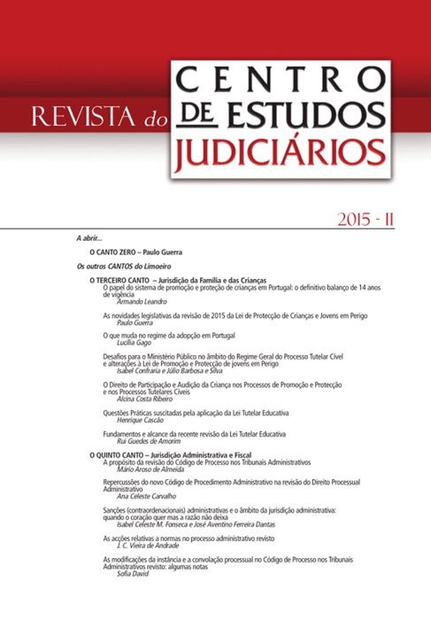 Revista do CEJ n.º 2 de 2015