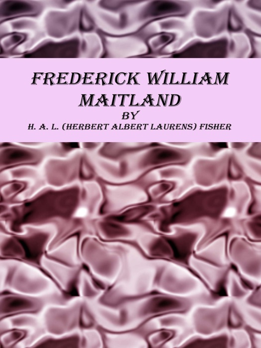 Frederick William Maitland