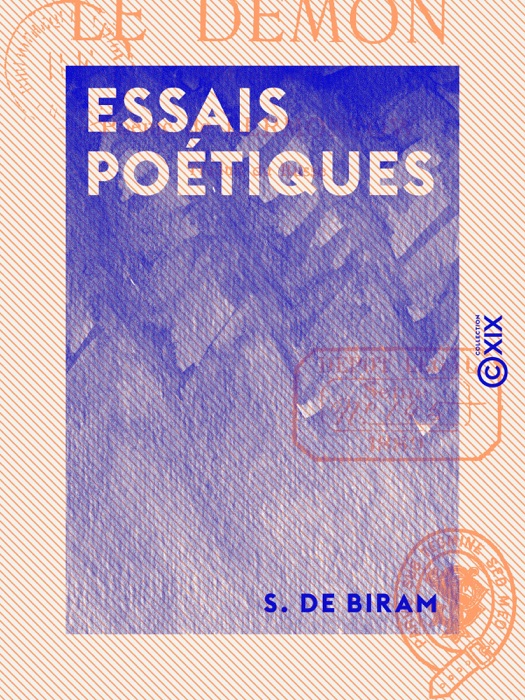 Essais poétiques - Suivi par Le Démon, récit oriental