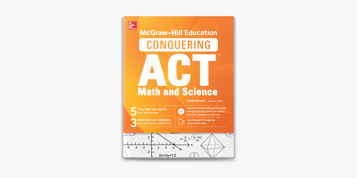 McGraw-Hill Education Conquering the ACT Math and Science, Third Edition on  Apple Sns-Brigh10