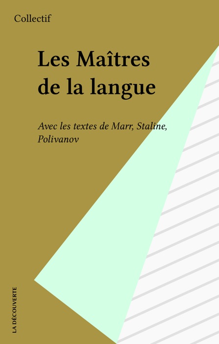 Les Maîtres de la langue