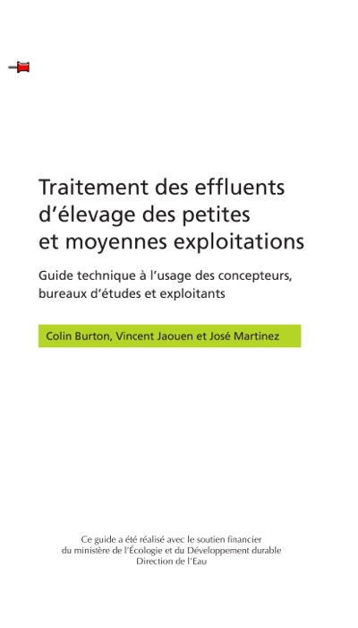 Traitement des effluents d'élevage des petites et moyennes exploitations