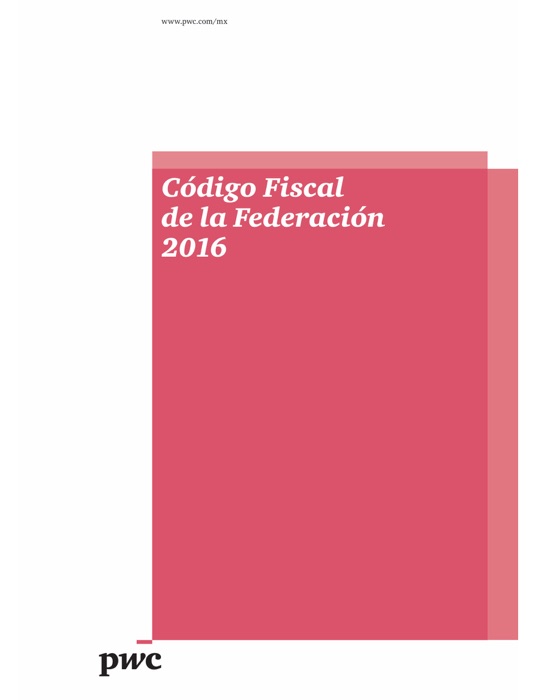 Código Fiscal de la Federación 2016