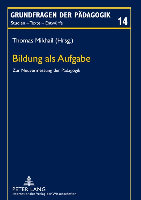 Bildung als Aufgabe