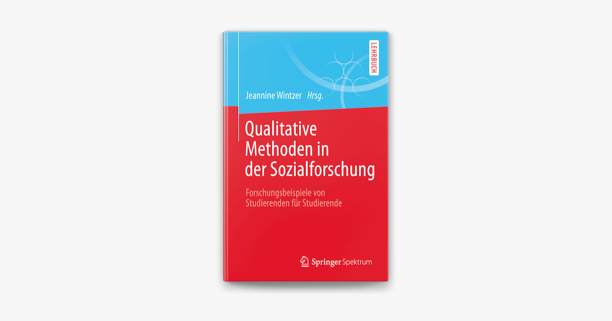 ‎Qualitative Methoden In Der Sozialforschung On Apple Books