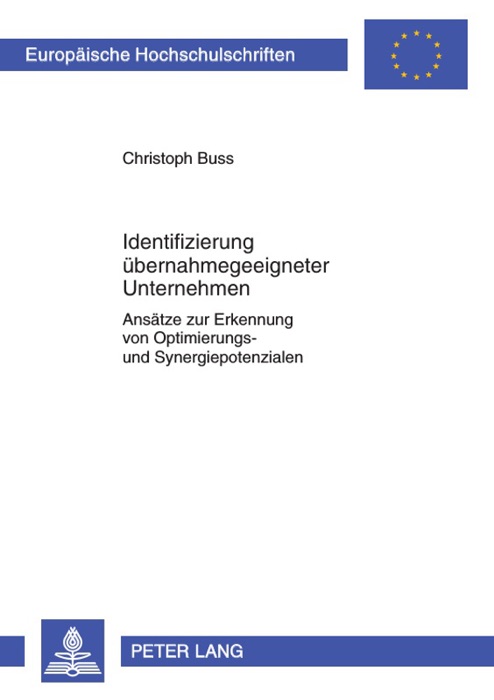 Identifizierung übernahmegeeigneter Unternehmen