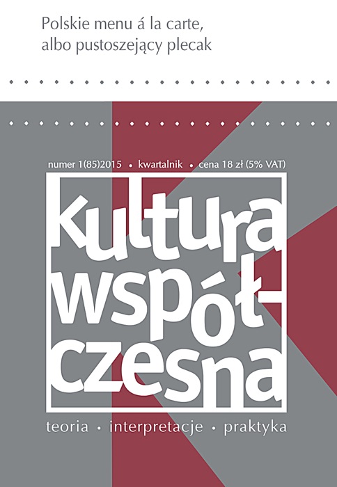 Kultura Współczesna 1/2015