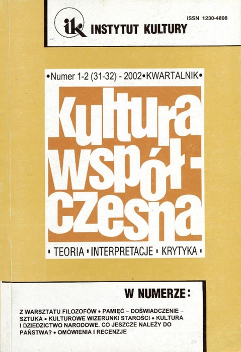 Kultura Współczesna 1-2/2002