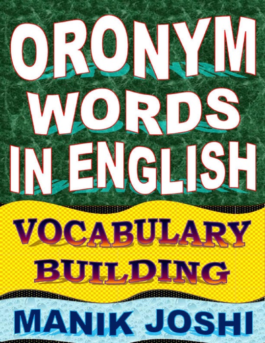 Oronym Words In English