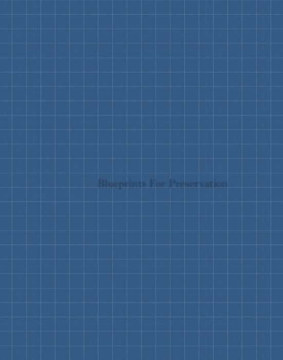 Blueprints For Preservation